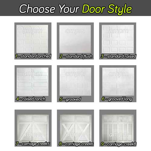 New insulated garage doors