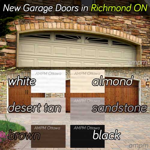 Garage door installation services in Richmond ON